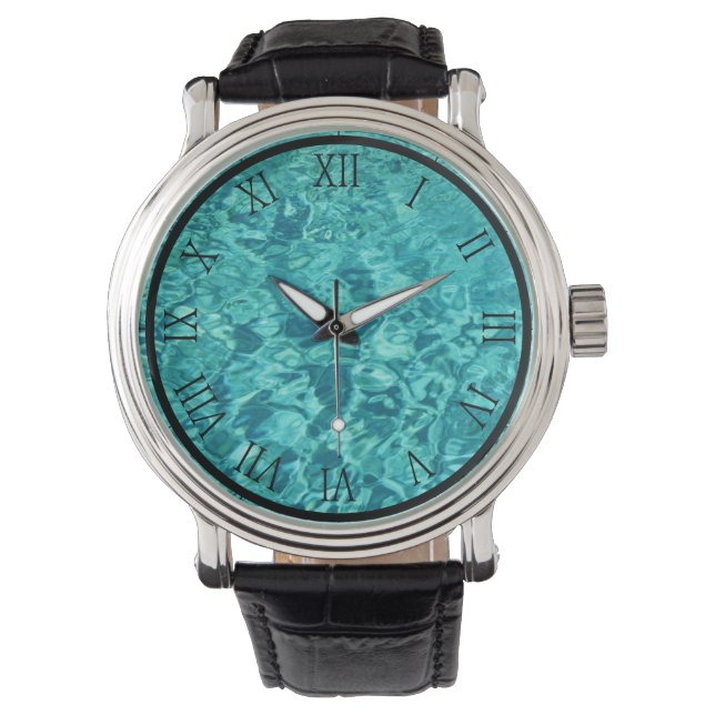 Montre Piscine Eau Grande Horloge (devant)
