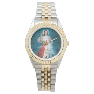 Montre Pitié divine Jésus, je fais confiance dans vous 