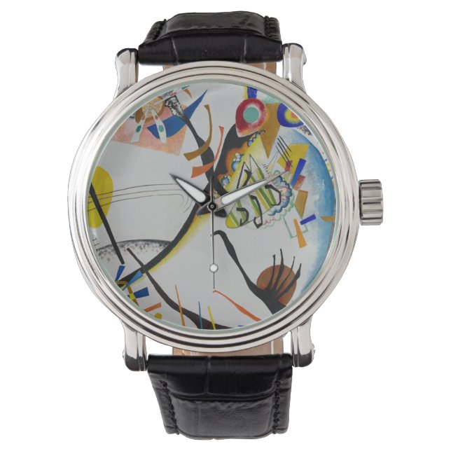 Montre PixDezines kandinsky, segments bleus 1921 (devant)
