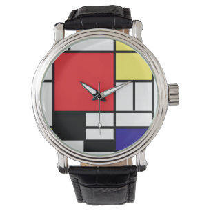 Montre PixDezines Mondrian Art