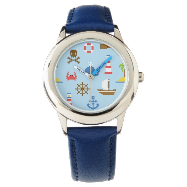 Montre Pixel Sea Art Motif (devant)