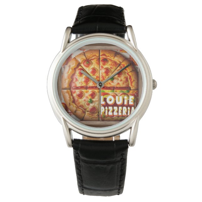 Montre Pizza Pizzeria Design (devant)