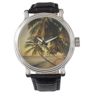 Montre Plage au coucher du soleil, Trinidad