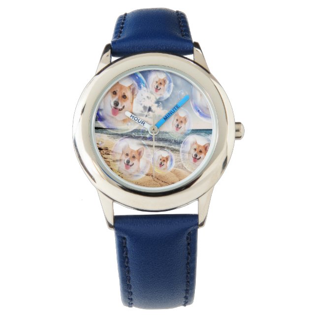 Montre Plage Corgis (devant)