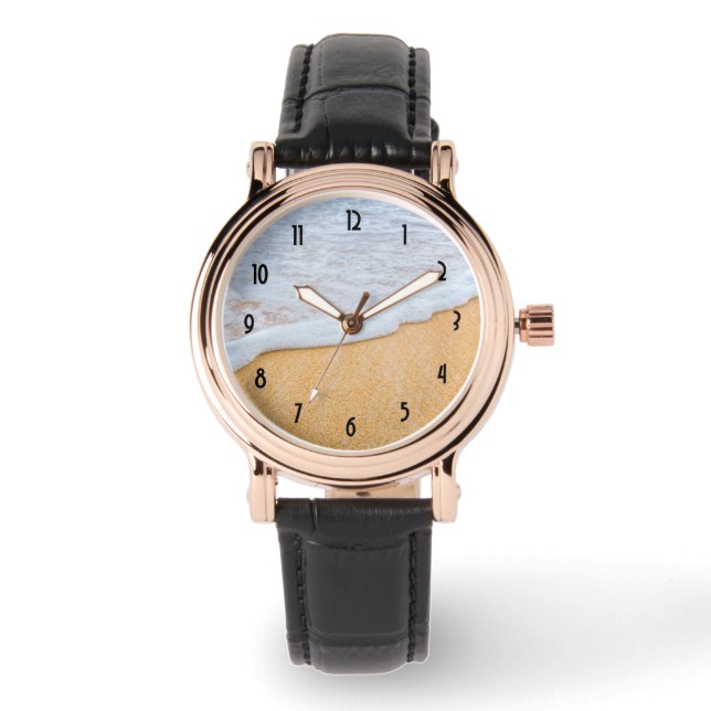 Montre Plage de sable avec Surf en mousse (Recto)