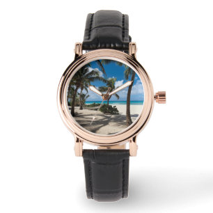 Montre Plages tropicales Anguilla Beach, Palm Tree