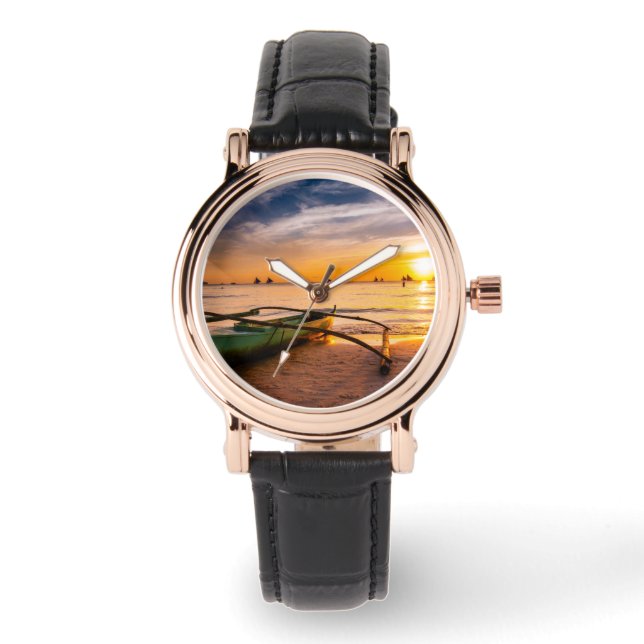 Montre Plages tropicales | Boracay's White Beach (Recto)