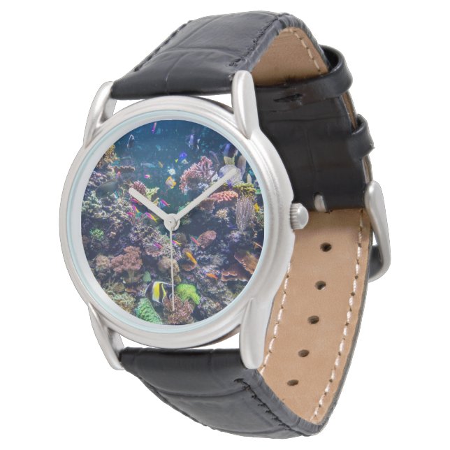 Montre Plages tropicales | Corail sous-marin Reef (Incliné)