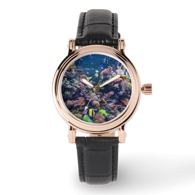 Montre Plages tropicales | Corail sous-marin Reef (Recto)