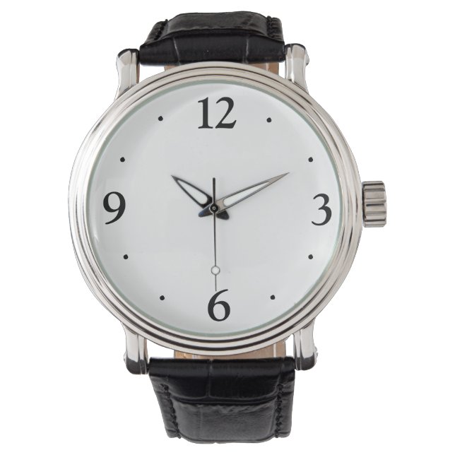 Montre Plain White Face >  Simplistic Watches (devant)