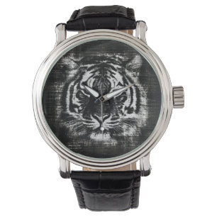 Montre Plan rapproché 2 de visage de tigre