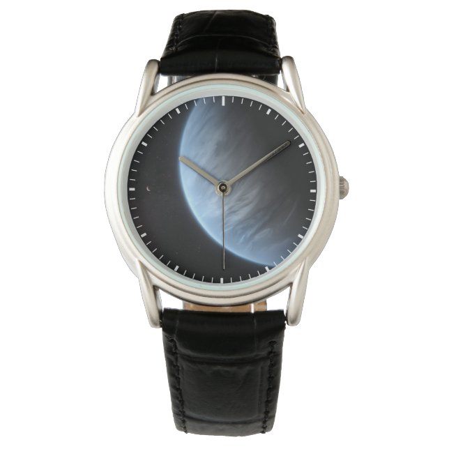 Montre Planète K2-18b, Étoile Hôte Et Planète Accompagnan (devant)