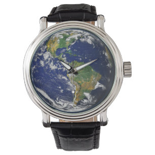 Montre Planète Terre Art Mondial