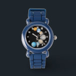 Montre Planètes du système solaire (Couleur modifiable)<br><div class="desc">*Vous pouvez customiser librement la couleur arrière - plan de cet élément en utilisant "Edit Design".</div>
