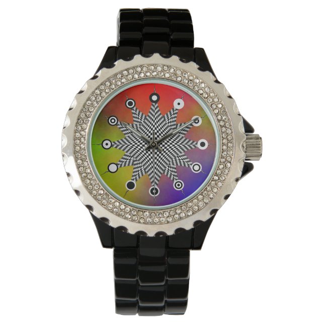 Montre Plasma moderne (face binaire) par Kenneth Yoncich (devant)