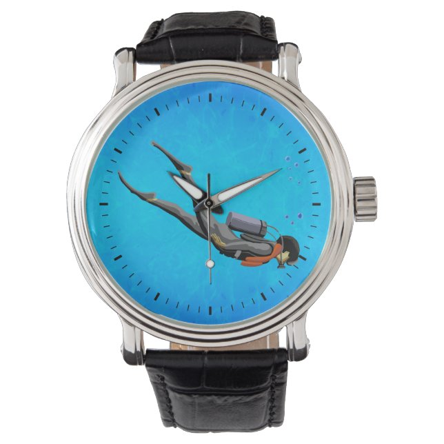 Montre Plongée à l'air d'homme (devant)
