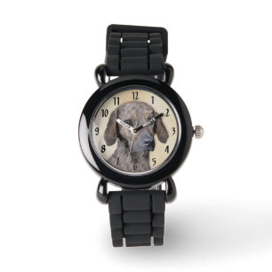 Montre Plott Peinture - Cute Original Chien Art