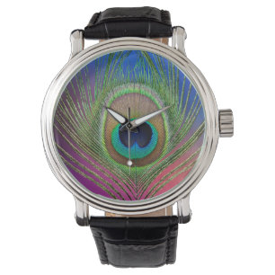 Montre Plume de queue d'un paon
