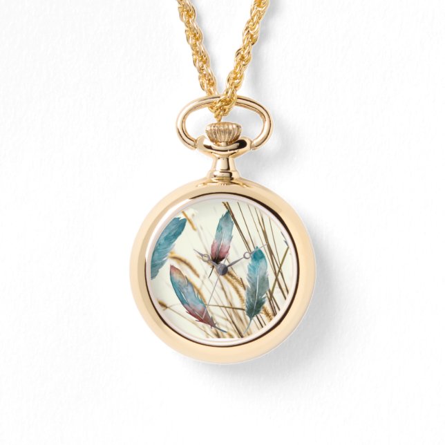 Montre Plumes et herbe (Recto)