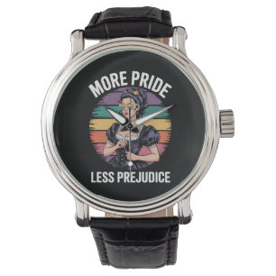 Montre Plus de fierté moins de préjugés LGBTQ Fierté gay
