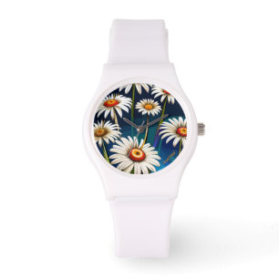 Montre Plus de marguerites : Plaisirs floraux et joie