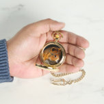 Montre Poche autoportrait Quokka australien, Pocket Watch<br><div class="desc">La pose photo est un gingembre Quokka</div>