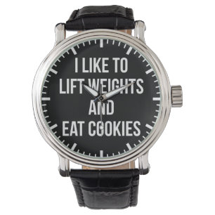 Montre Poids de levage et cookies de consommation - Entra
