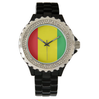 Montre poignet couleur Rasta