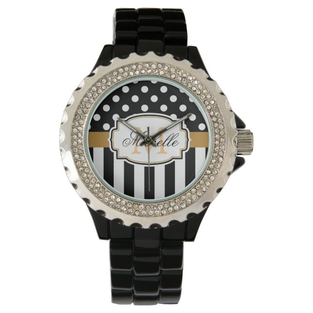 Montre Points et bandes (devant)