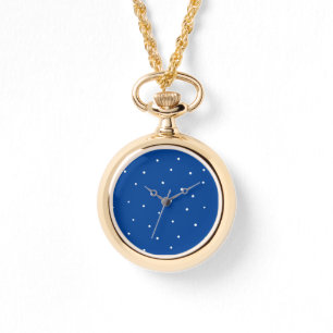 Montre Pois blanc mignon