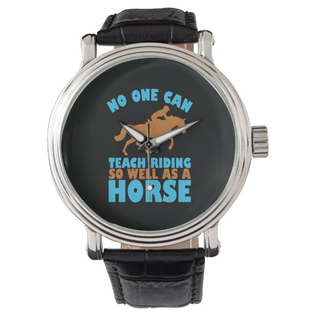 Montre Poison d'Equestrian | No One Can Teach Riding (devant)