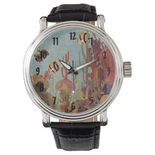 Montre Poisson ange dans le corail, poissons tropicaux vi