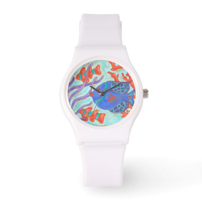 Montre Poisson de couleur pop (Recto)