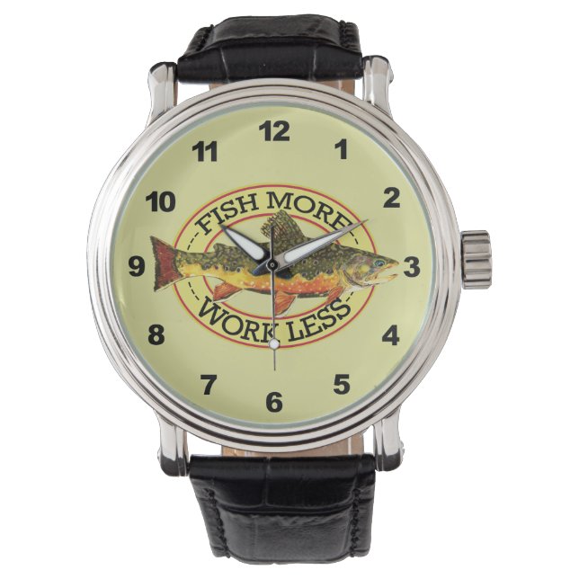 Montre Poisson de truite plus (devant)