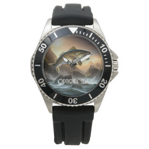 Montre Poissons de grande taille dans les rapides