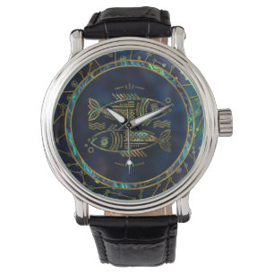 Montre Poissons Zodiac or Abalone sur Constellation
