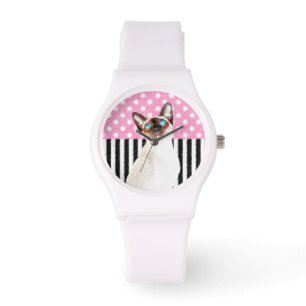 Montre Polka rose de Siamese