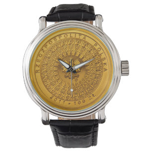 Montre polonaise de pièce de monnaie de 100 Zł