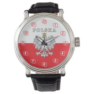 Montre Polska avec aigle polonais