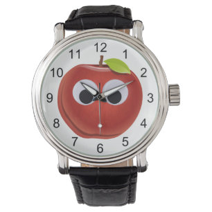 Montre Pomme, fruit rouge aux yeux de dieu - Personnalisé