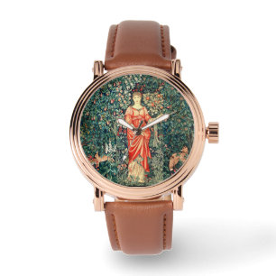 MONTRE POMONA TENANT DES FRUITS EN VERDURE, ANIMAUX FORES