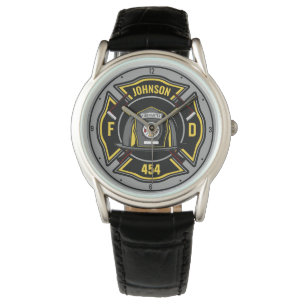 Montre Pompier AJOUTER LE NOM L'équipe de Secourt du serv