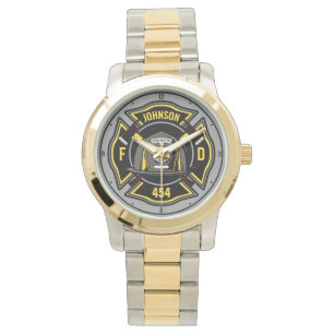 Montre Pompier AJOUTER LE NOM L'équipe de Secourt du serv
