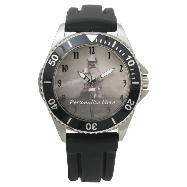 Montre Pompier Travailler Les Lignes (devant)