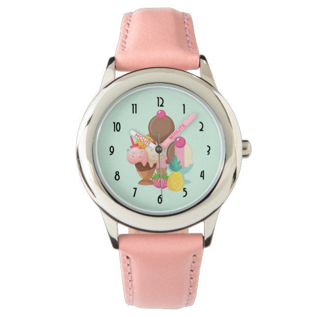 Montre Poncs de crème glacée avec arrosages (devant)