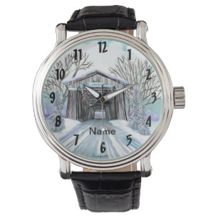 Montre Pont couvert d'hiver