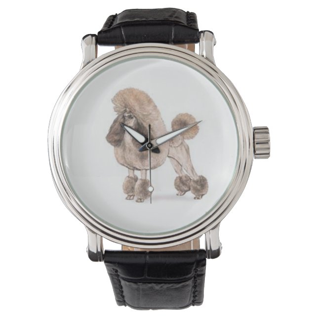 Montre Poodle — Afficher le manteau (devant)