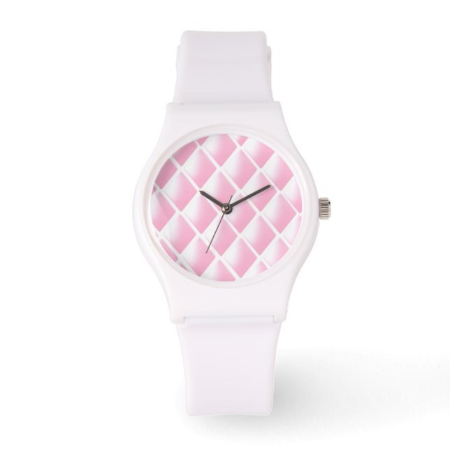 Montre Pop rose de diamants (Recto)