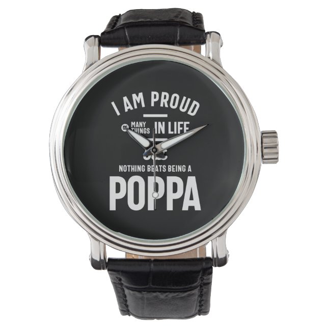 Montre Poppa - Fier De Beaucoup De Choses Dans La Vie (devant)