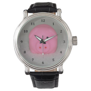 Montre Porc rose porcin